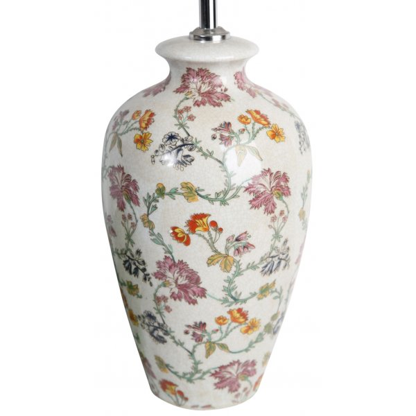 Kina lampfot H30 cm - Multi dekor