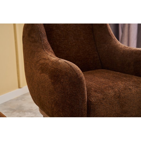 Fauteuil Reims - Marron Fauteuil Reims - Marron