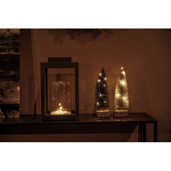 Trafalgar dekortr�d�med LED-ljus - Svart