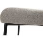 Glam counterstol - Pebble earth boucle/svart