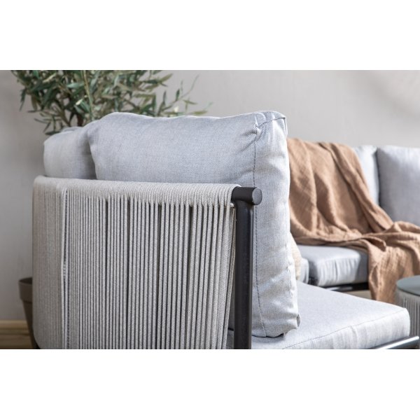 Virya loungegrupp - Svart/grå Virya loungegrupp - Svart/grå
