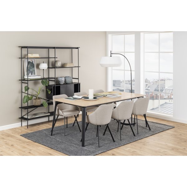 Connect eettafel 200 cm - Eiken