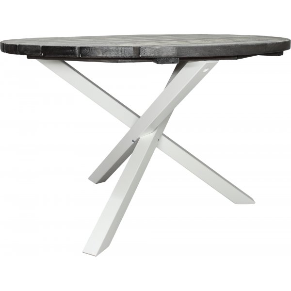 Scottsdale eettafel 112 cm - Shabby Chic Grijs/Wit