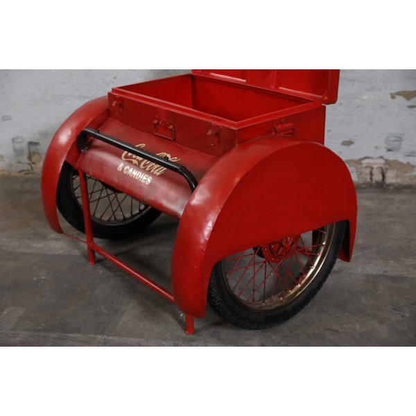 Coca Cola Vintage drinkvagn - Röd metall Coca Cola Vintage drinkvagn - Röd metall