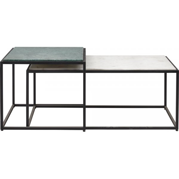 Table de pari Denver 90x45 cm - Gris/vert