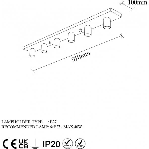 Milou taklampa 12226 - Vit Milou taklampa 12226 - Vit
