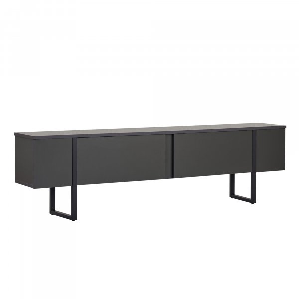 TV-b�nk Orost 180 cm - Antracit/svart