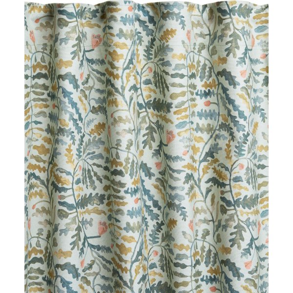 Rideau Bertie Lot de 2 2 x 135 x 280 cm - Bleu-vert