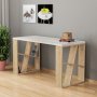 Honing bureau 140x60 cm - Wit/eiken