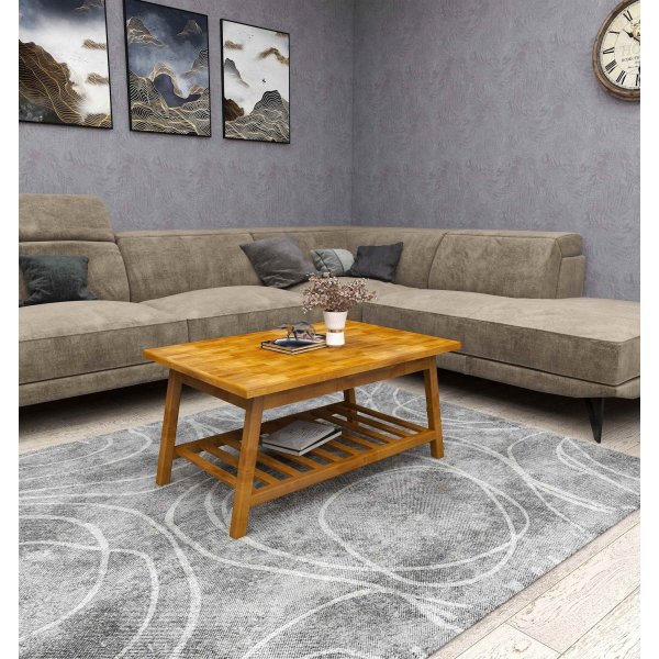 Pia soffbord 90 x 60 cm - Ek Pia soffbord 90 x 60 cm - Ek