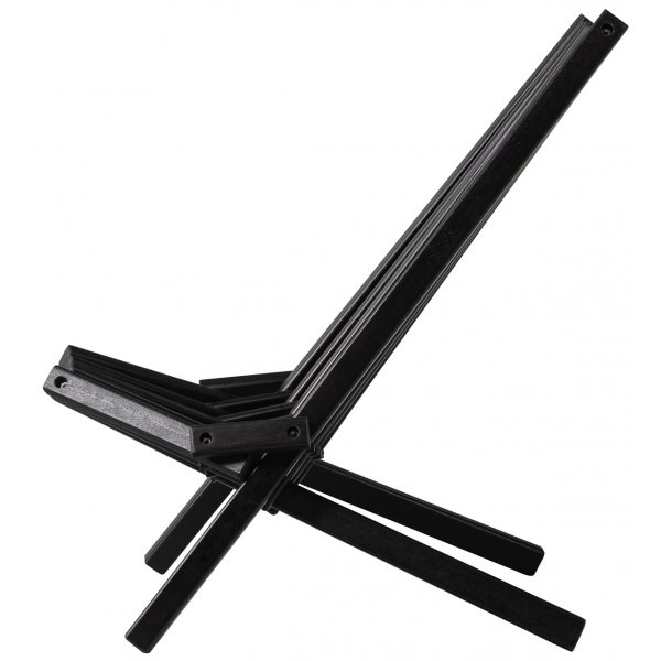 Däckstol svart med nackkudde + Rengöringsmedel för utemöbler Däckstol svart med nackkudde + Rengöringsmedel för utemöbler