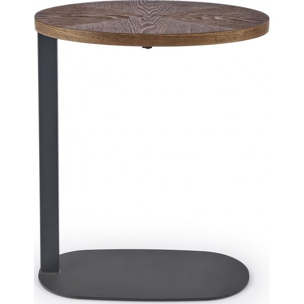 Table d\\\'appoint Delphi 48 x 26 cm - Noyer/noir Table d\\\'appoint Delphi 48 x 26 cm - Noyer/noir