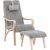 F�r� loungestol - Ljusgr�/Whitewash