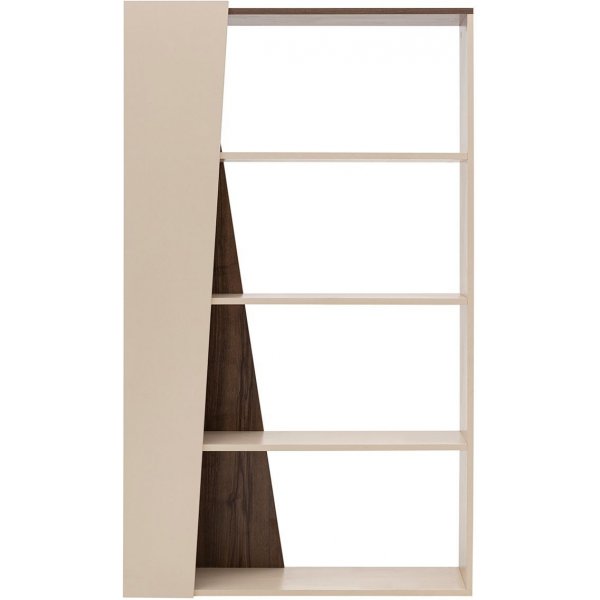 Bibliothque Clark - Noyer/beige