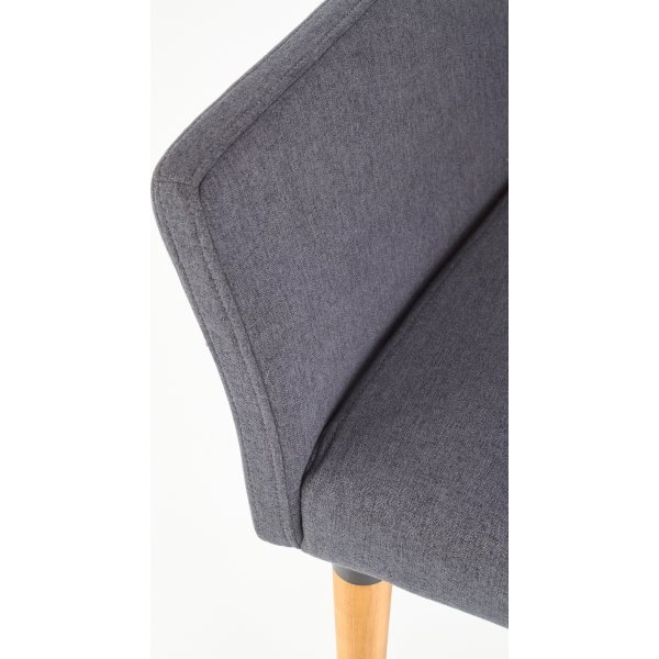 Chaise de salle à manger Erica - Gris foncé Chaise de salle à manger Erica - Gris foncé