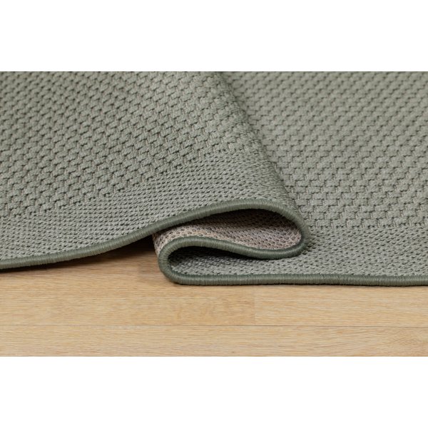 Miami platgeweven tapijt Groen