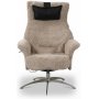 Ullrik frskinnsftlj - Beige frskinn + Textilskydd fr mbler