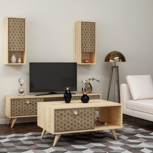 New York salontafel 90 x 60 cm - Saffier eiken New York salontafel 90 x 60 cm - Saffier eiken