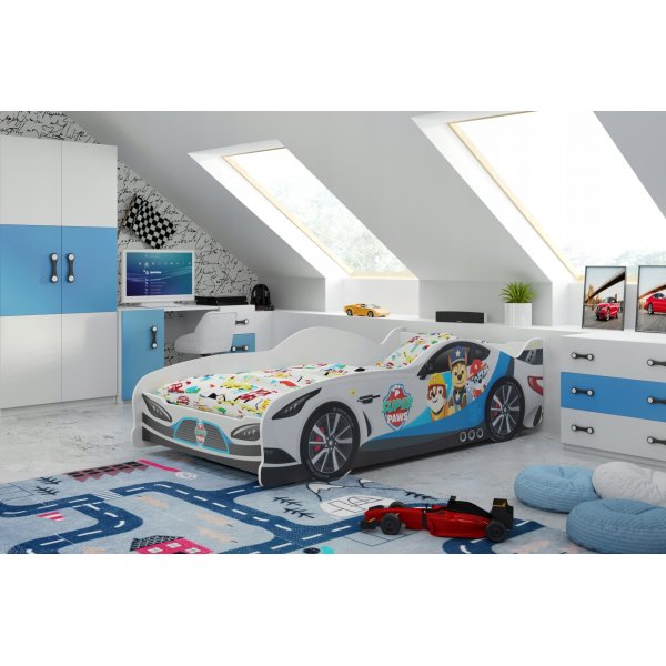 Paw patrol bilsäng 80 x 160 cm Paw patrol bilsäng 80 x 160 cm