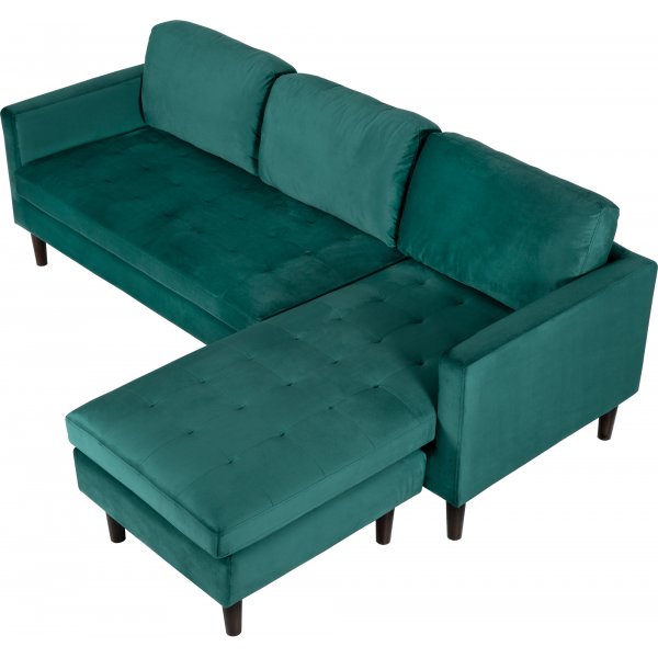 Canapé Divan vert 218 cm de large Canapé Divan vert 218 cm de large