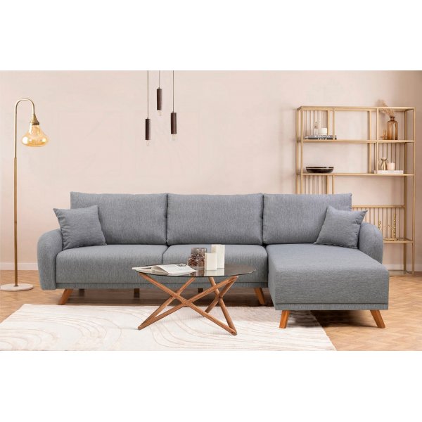 Kronos 2 slaapbank Grijs