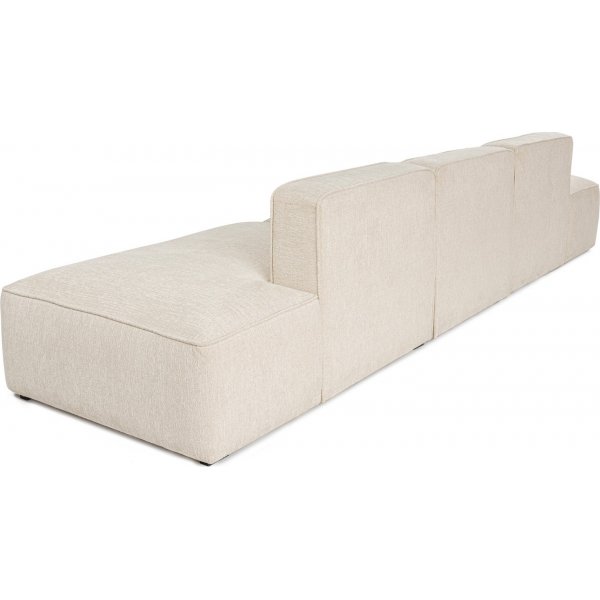 More 3-sits soffa med ppna avslut - Cream
