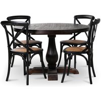 Lamier matgrupp Bord med 4 st svarta Gaston stolar Lamier matgrupp Bord med 4 st svarta Gaston stolar