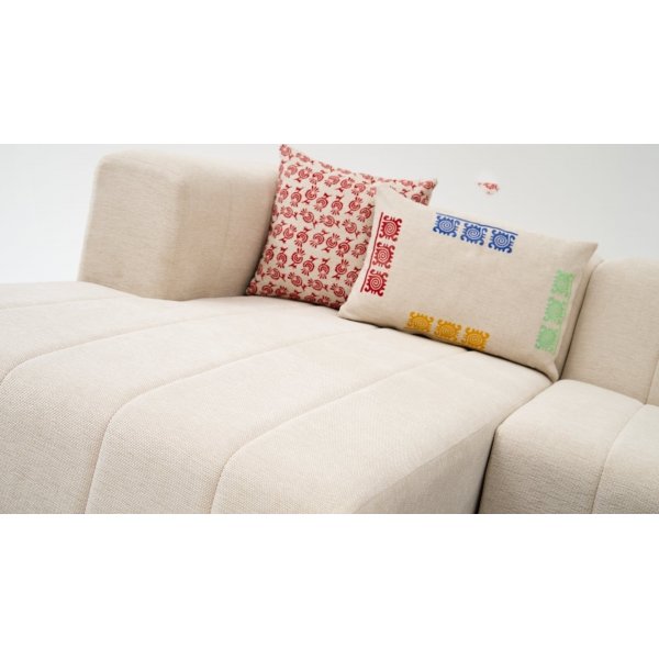 Beyza mini divansoffa v�nster - Cream