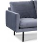 Carolina 3-sits soffa sammet ljusbl