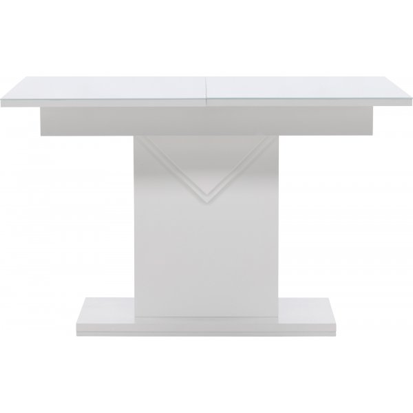 Table à manger Pluto 120-160 x 90 cm - Blanc Table à manger Pluto 120-160 x 90 cm - Blanc