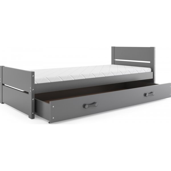 Bartek juniorsng med frvaringslda 90 x 200 cm - Valfri frg