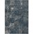 Tapis viscose Casablanca Patch - Bleu - 200x290 cm