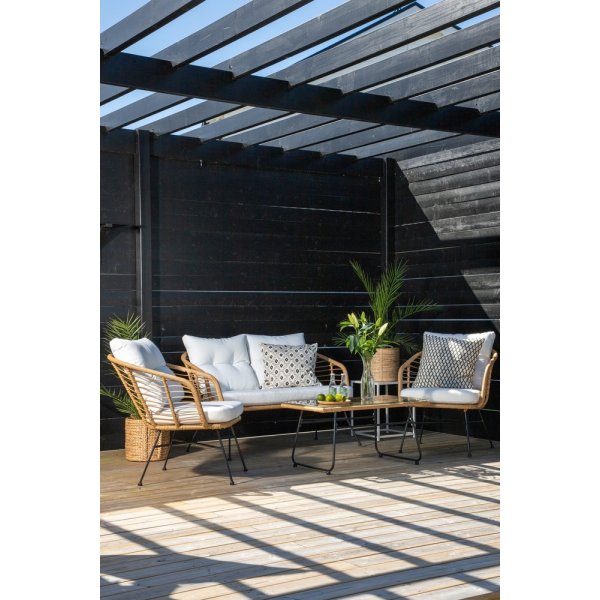 Groupe de canapés Viga - Rotin/blanc Groupe de canapés Viga - Rotin/blanc