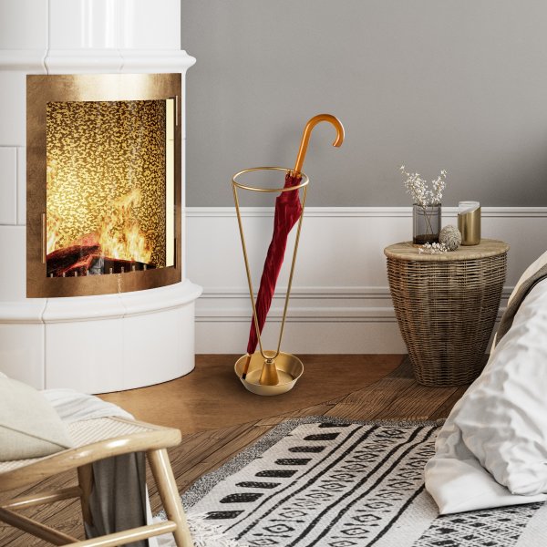 Semsi paraplyställ 6 - Guld Semsi paraplyställ 6 - Guld