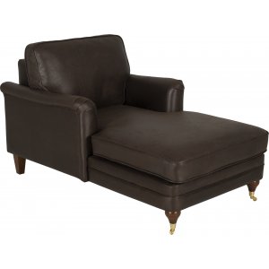 Howard Watford Deluxe Divan Fauteuil - Vintage bruin kunstleer