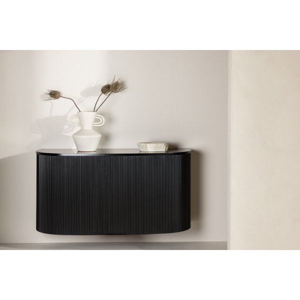 Loca wandhangende bijzettafel 120 x 45 cm - Zwart Loca wandhangende bijzettafel 120 x 45 cm - Zwart