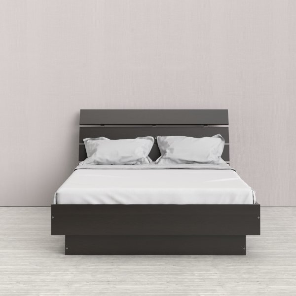 Naia bed 154 x 203 cm - Koffie