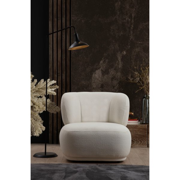 Fauteuil Livourne - Blanc Fauteuil Livourne - Blanc