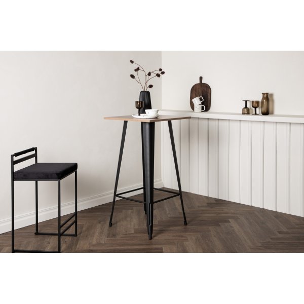 Table de bar Tempe 60 x 60 cm - Noyer