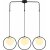 Dolly taklampa 6231 - Svart/vit