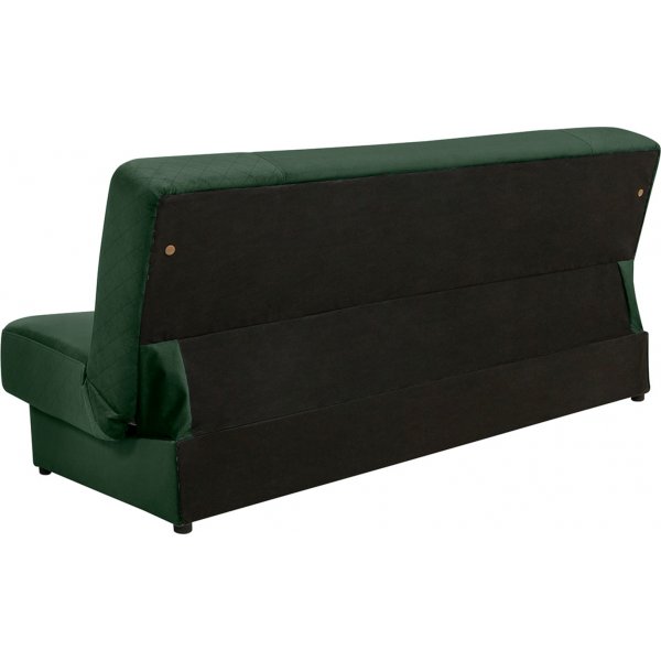 Nika 3-sits bäddsoffa - Grön Nika 3-sits bäddsoffa - Grön