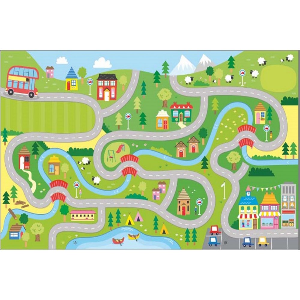 Veluro 509 matta - 100 x 150 cm - Lekmattor, Barnmattor, Mattor