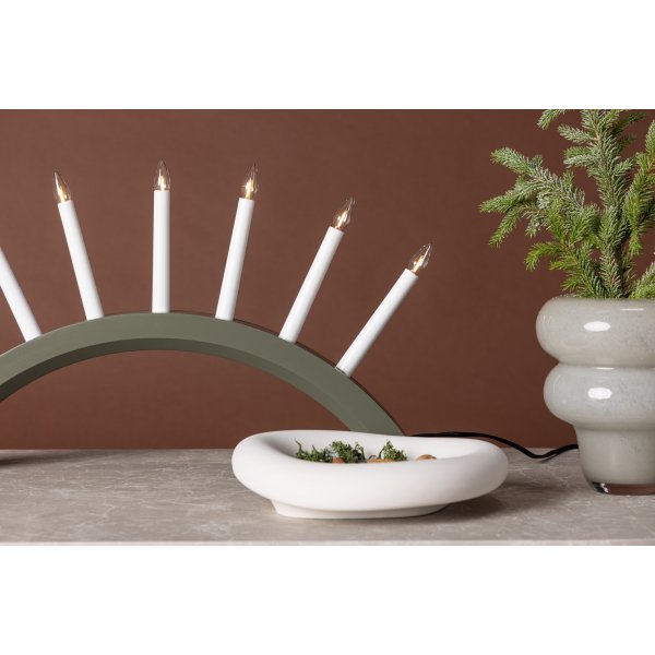 Kebnekaise adventsstjärna - Grön/vit Kebnekaise adventsstjärna - Grön/vit