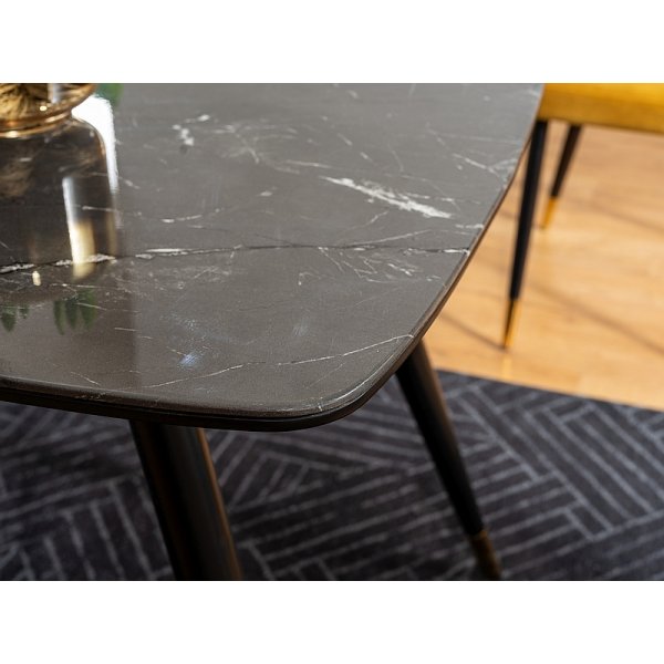 Table  manger Cyril 140 cm - Noir