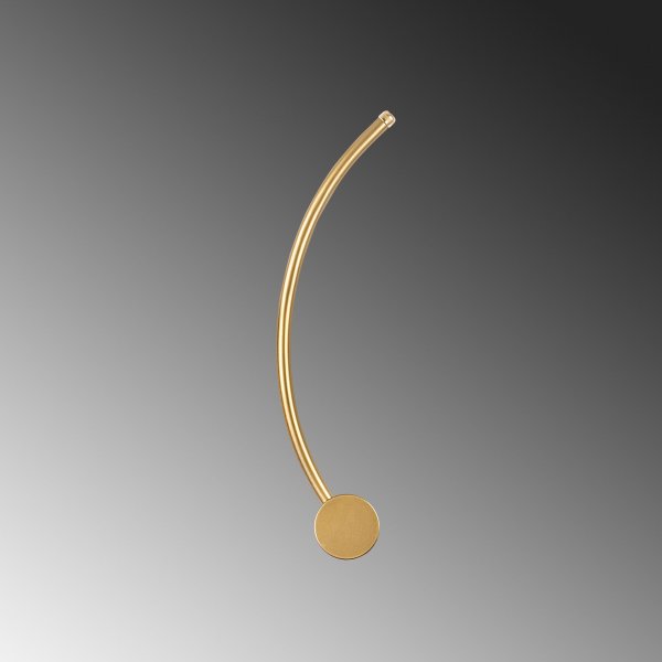 Wolf wandlamp 2 - Goud