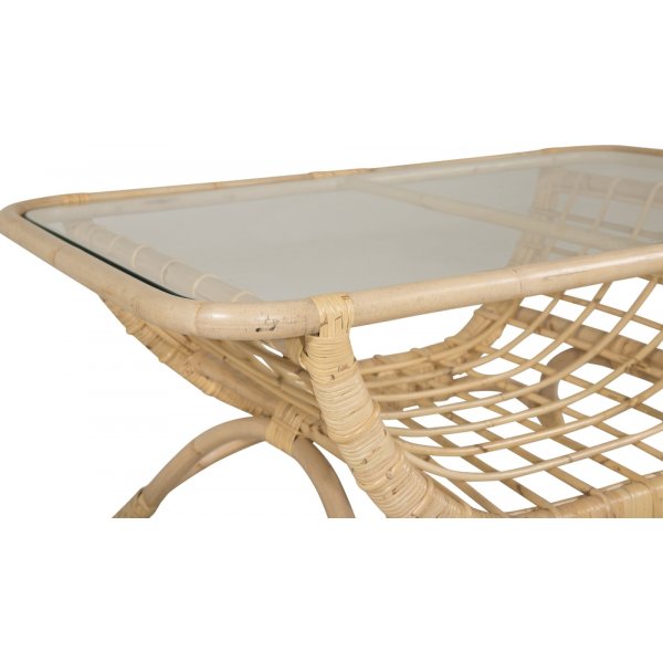 Moana soffbord - Natur/Transparent