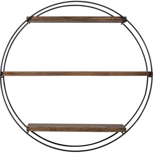 Wandplank rond zwart Ø60 cm Wandplank rond zwart Ø60 cm