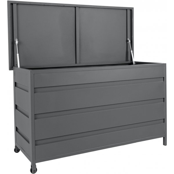 Cassis dynbox 160 x 82 cm 650 Liter - Grå aluminium Cassis dynbox 160 x 82 cm 650 Liter - Grå aluminium