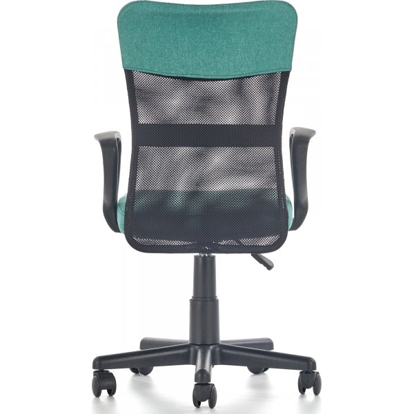 Chaise de bureau Matthias - Turquoise/noir Chaise de bureau Matthias - Turquoise/noir