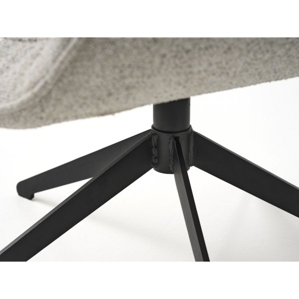 Fauteuil Raton - Blanc cassé/noir Fauteuil Raton - Blanc cassé/noir